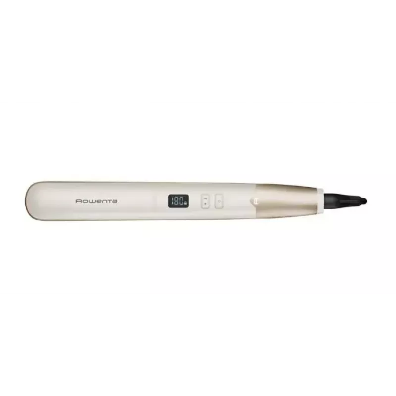 Plancha de pelo Rowenta SF4633F0 — placas de cerámica, 56 mm de ancho, 110–240 V, 8 niveles de calor, blanca