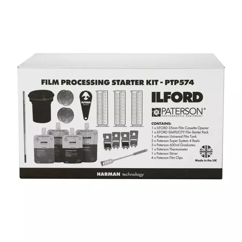 Ilford kit de inicio de película con tanque Paterson (PTP574)