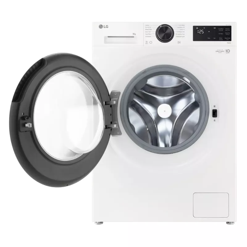 Lavadora secadora LG F2X50S9TWB, carga frontal, 9 kg, 1170 rpm, A Energía, 600×535×850 mm, blanca