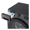 LG F4X5011TBB, A, carga frontal, capacidad de lavado 11 kg, profundidad 56,5 cm, 1400 rpm, Lavadora de carga frontal negra 1351 rpm