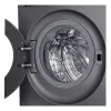 LG F4X5011TBB, A, carga frontal, capacidad de lavado 11 kg, profundidad 56,5 cm, 1400 rpm, Lavadora de carga frontal negra 1351 rpm