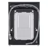 LG F4X5011TBB, A, carga frontal, capacidad de lavado 11 kg, profundidad 56,5 cm, 1400 rpm, Lavadora de carga frontal negra 1351 rpm
