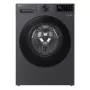 LG F4X5011TBB, A, carga frontal, capacidad de lavado 11 kg, profundidad 56,5 cm, 1400 rpm, Lavadora de carga frontal negra 1351 rpm