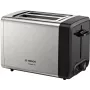 Bosch TAT4P420 Tostadora 2 rebanadas 970 W Negra, Acero inoxidable