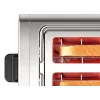 Bosch TAT4P420 Tostadora 2 rebanadas 970 W Negra, Acero inoxidable