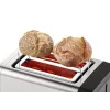 Bosch TAT4P420 Tostadora 2 rebanadas 970 W Negra, Acero inoxidable