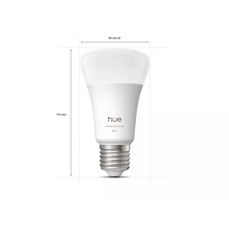 Philips Hue White and colour ambience A60 – E27 bombilla inteligente – 810