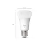 Philips Hue W 810 A60 2P EU | E27 | 7 W | Luz de blanco cálido a blanco luz de día | Bluetooth, Zigbee