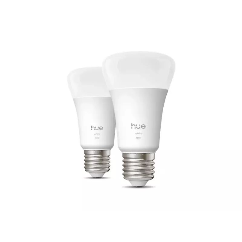 Philips Hue W 810 A60 2P EU | E27 | 7 W | Luz de blanco cálido a blanco luz de día | Bluetooth, Zigbee