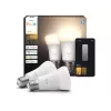 Philips Hue W 810 A60 2P EU | E27 | 7 W | Luz de blanco cálido a blanco luz de día | Bluetooth, Zigbee