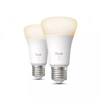 Philips Hue W 810 A60 2P EU | E27 | 7 W | Luz de blanco cálido a blanco luz de día | Bluetooth, Zigbee