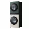 Lavadora secadora LG WT1210EGF de libre instalación carga frontal, 22 kg, 1400 rpm, Verde/Blanca