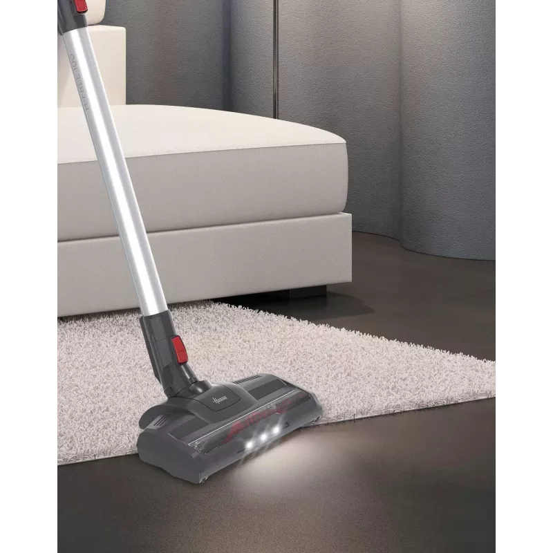 Hoover HF122GPT 011 Aspirador de escoba batería en seco ciclónico, tejido sin bolsa 0,9 l 170 W Titanio