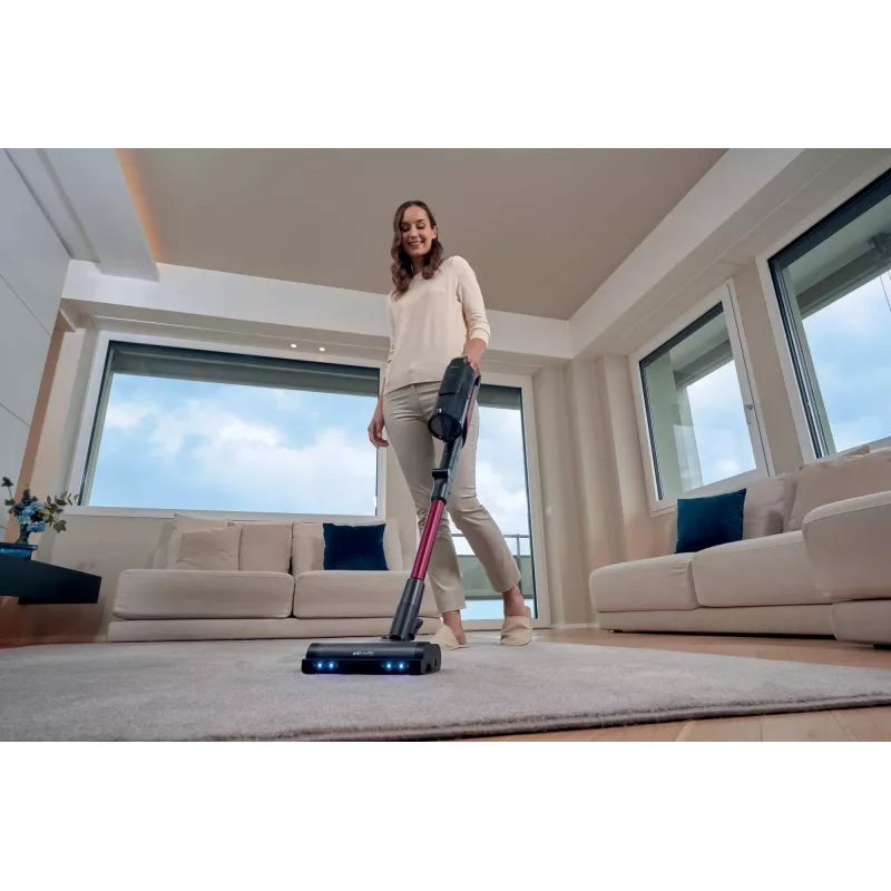 Hoover HF610HX 011 Aspirador de escoba batería en seco EPA sin bolsa 0,7 L 650 W Magenta 4 Ah