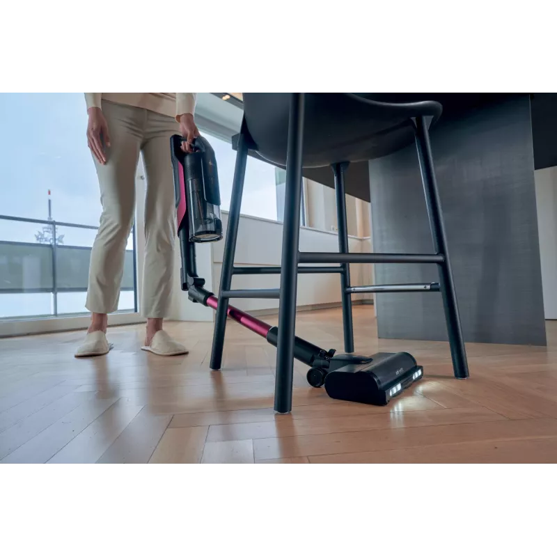 Hoover HF610HX 011 Aspirador de escoba batería en seco EPA sin bolsa 0,7 L 650 W Magenta 4 Ah