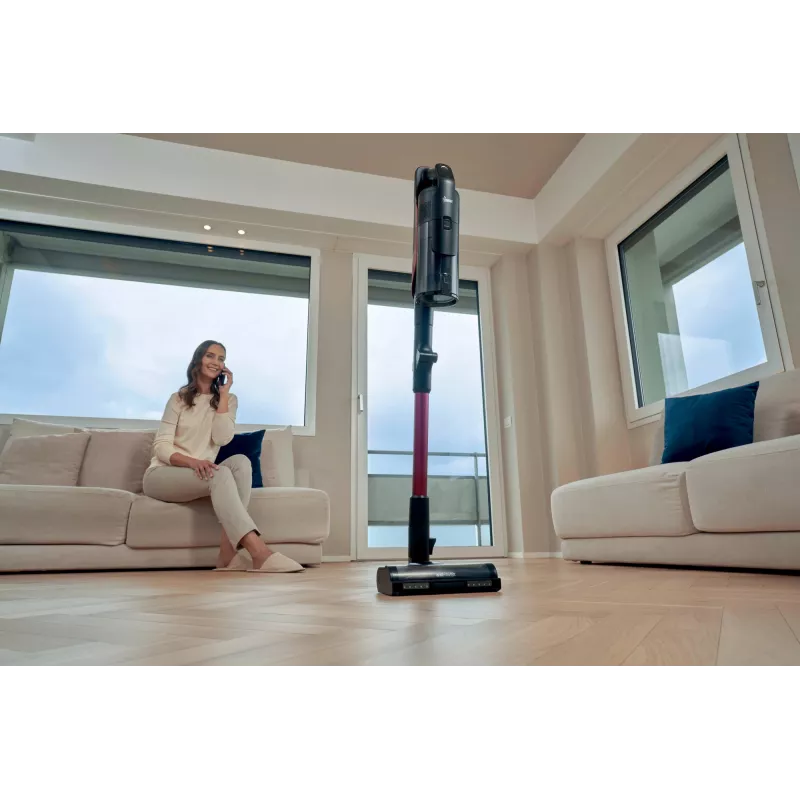 Hoover HF610HX 011 Aspirador de escoba batería en seco EPA sin bolsa 0,7 L 650 W Magenta 4 Ah