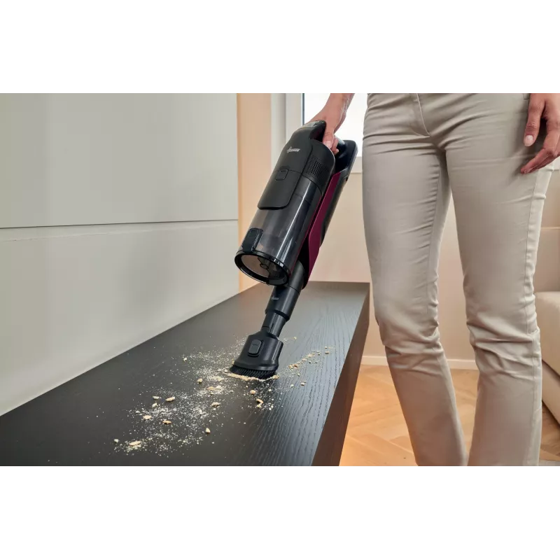 Hoover HF610HX 011 Aspirador de escoba batería en seco EPA sin bolsa 0,7 L 650 W Magenta 4 Ah