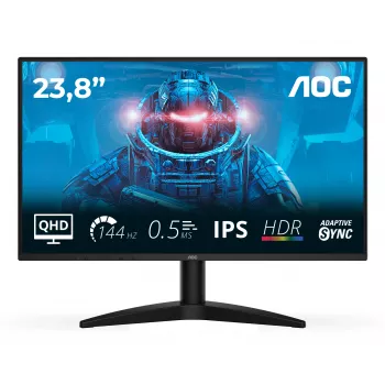 AOC B3 Q24B36X Monitor de ordenador 60,5 cm (23,8 pulgadas) 2560 x 1440 píxeles Quad HD LED Negro