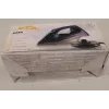Plancha de vapor ETA Kiara ETA127690000, suela cerámica, 2200 W, depósito de agua 220 ml, vapor continuo 40 g/min, golpe de vapor 90 g/min, negro