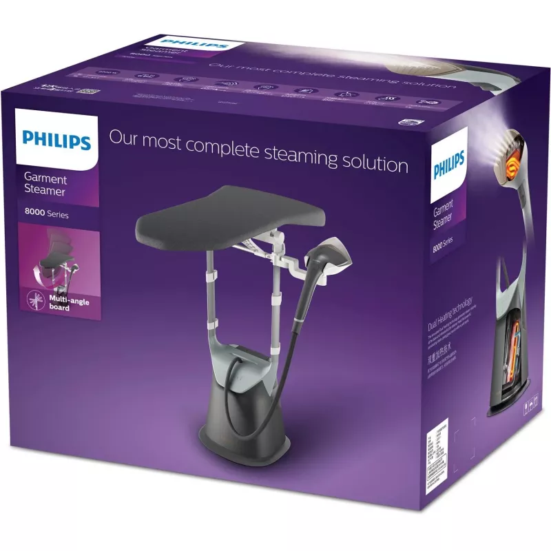 Philips serie 8000 GC628/80 plancha vertical 2 L 2400 W Gris