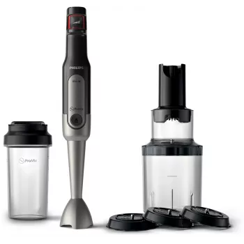 Batidora de brazo Philips Viva Collection HR2656/90 Negro Acero cepillado