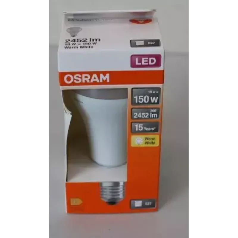 LEDvance Parathom Classic LED E27 19W 827 (blanco cálido) no regulable — embalaje dañado
