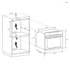 Candy Idea F IDCP N625 L 65L horno eléctrico integrado negro