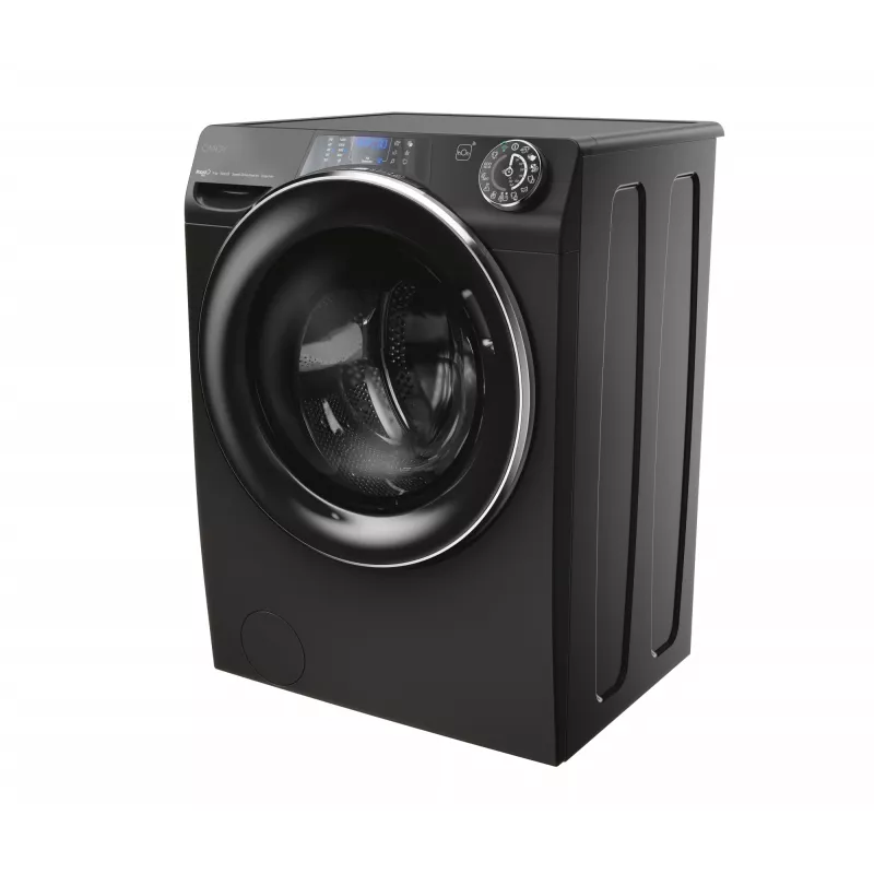 Lavadora Candy RapidÓ PRO RP 496BWMBCB/1-S carga frontal 9 kg 1400 rpm Negra