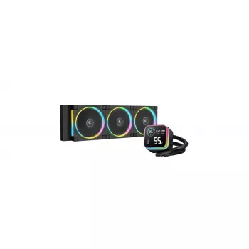 Refrigeración líquida AIO para CPU DeepCool LQ360 ULTRA ARGB — radiador de 360 mm, iluminación ARGB, compatible con Intel/AMD