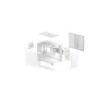 Caja de PC DeepCool CG330 3F Blanca — chasis semitorre ATX, blanca