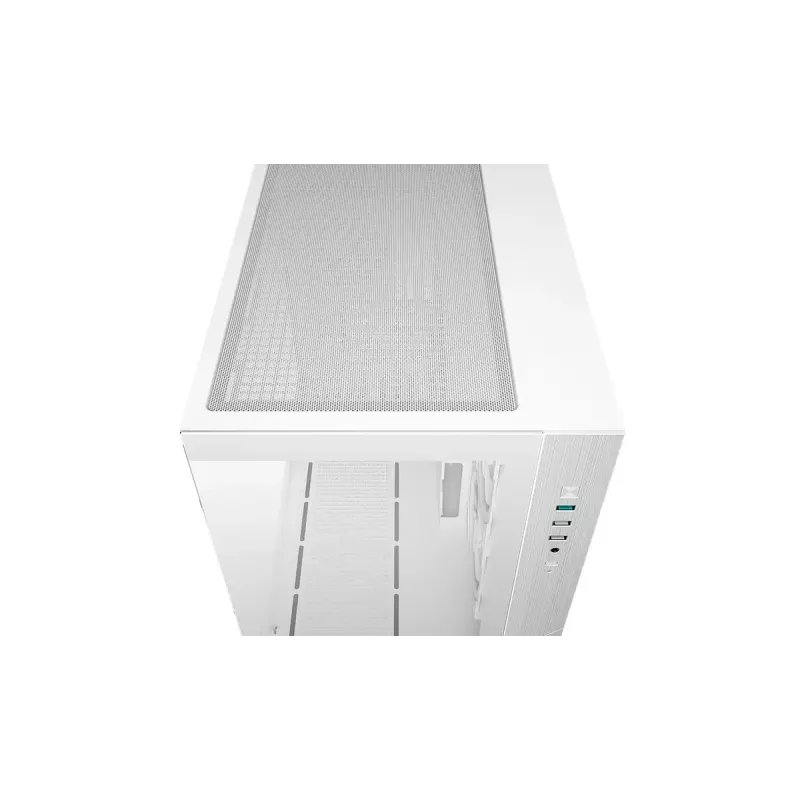 Caja de PC DeepCool CG330 3F Blanca — chasis semitorre ATX, blanca