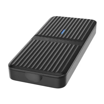 Caja para SSD Hyper HD2500GL para SSD M.2 PCIe (USB4 Gen4, USB‑C) Negra