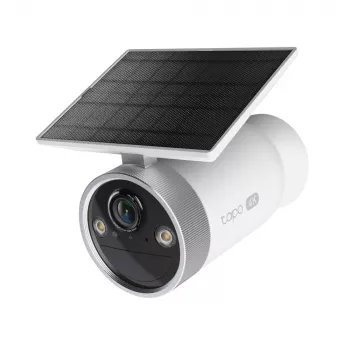 Cámara de seguridad solar con IA mejorada TP-Link Tapo Ultra, inalámbrica, tipo bala, Wi-Fi, exterior, 850 nm, 512 GB