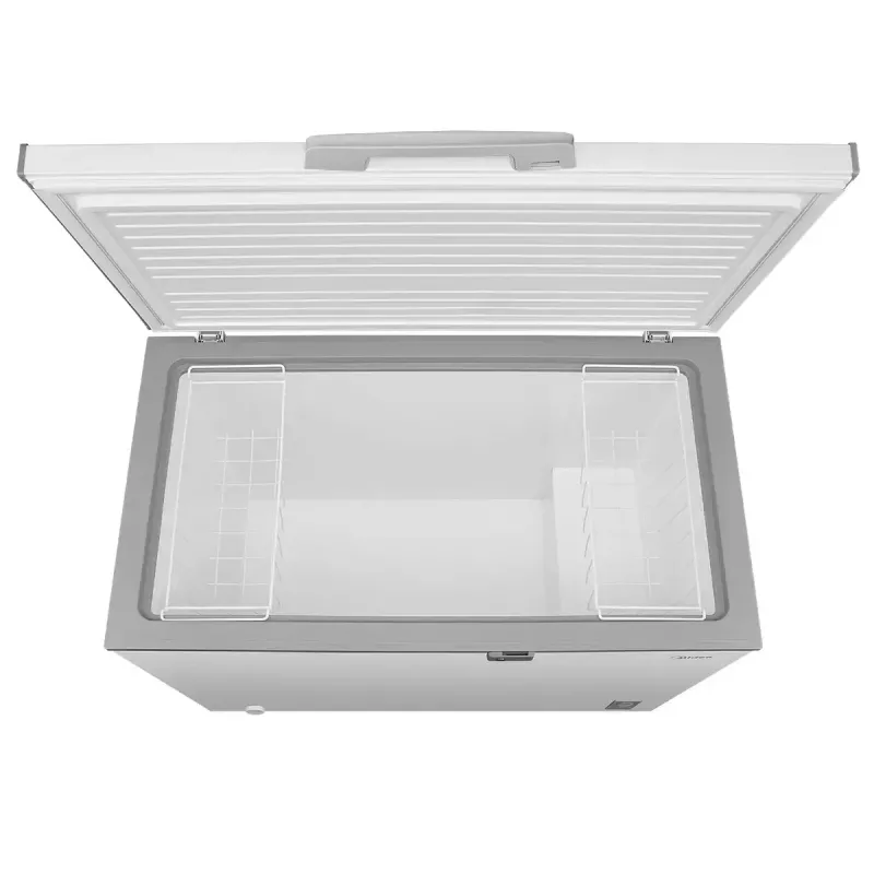 Arcón congelador Midea MDRC411FZE01 — independiente, capacidad 293 L, clase de eficiencia energética E, capacidad de congelación 14 kg/24h, blanco