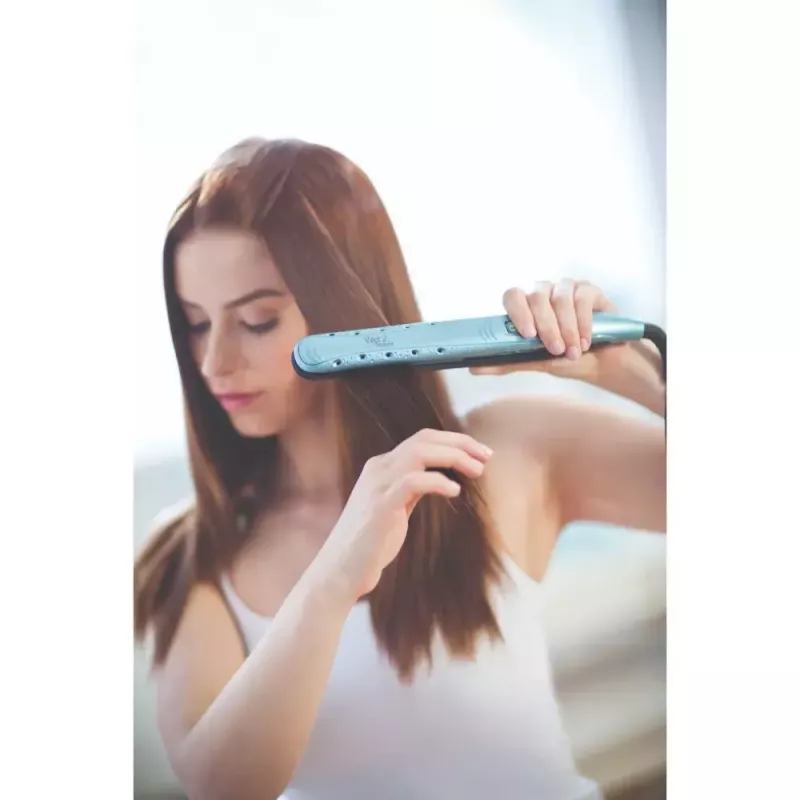 Plancha de pelo Remington S7300 Warm Negro Azul
