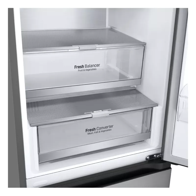 Frigorífico combi LG GBV7280CPY.APYQEUR Independiente 387 l Acero inoxidable
