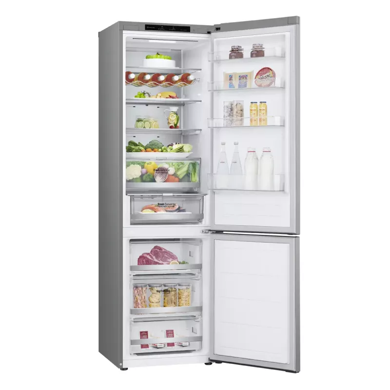 Frigorífico combi LG GBV7280CPY.APYQEUR Independiente 387 l Acero inoxidable