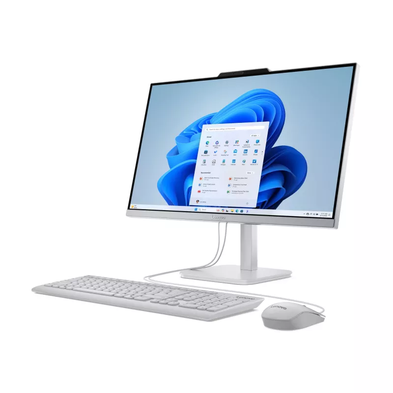 Lenovo A100 Intel Core i3 N-series i3-N305 60,5 cm (23,8 pulgadas) 1920 x 1080 píxeles All-in-One PC 16 GB DDR5-SDRAM 512 GB SSD Windows 11 Home Wi-Fi 6 (802.11ax) Gris