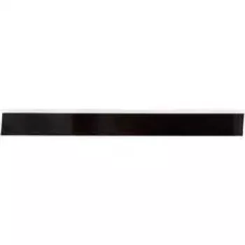 Etiqueta autoadhesiva para impresora Brady 139742 — acrílico/vinilo, 1,27 cm × 6,4 m, negro sobre blanco