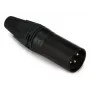 Equip 147930 conector de cable de 3 polos, macho, negro