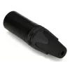 Equip 147930 conector de cable de 3 polos, macho, negro