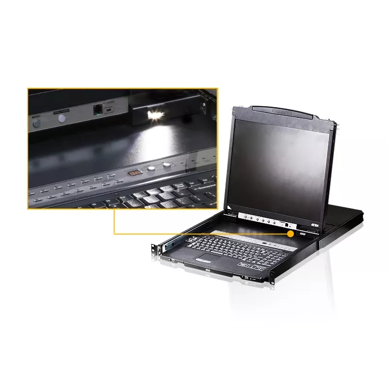 ATEN CL5808N Consola de rack 48,3 cm (19