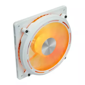 Ventilador de caja Darkflash DE8 (blanco) — ventilador único/refrigeración de caja