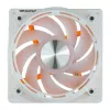 Ventilador de caja Darkflash DE8 (blanco) — ventilador único/refrigeración de caja
