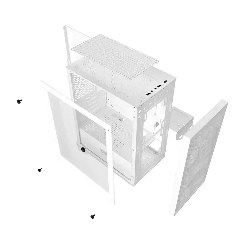 Caja de ordenador Darkflash M305 Mesh, ATX, blanca