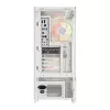 Caja de ordenador Darkflash AIRNOVA (blanca) con 3 ventiladores preinstalados