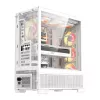 Caja de ordenador Darkflash AIRNOVA (blanca) con 3 ventiladores preinstalados