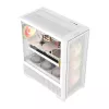 Caja de ordenador Darkflash AIRNOVA (blanca) con 3 ventiladores preinstalados