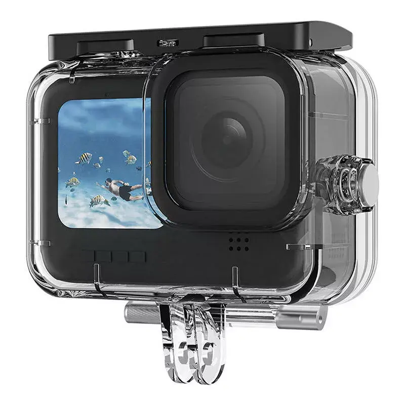Combo de fundas protectoras Telesin para GoPro Hero 12/11/10/9 – set de carcasa rígida y funda de silicona