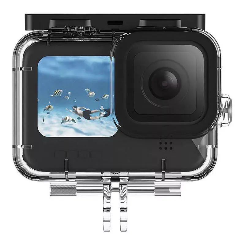 Combo de fundas protectoras Telesin para GoPro Hero 12/11/10/9 – set de carcasa rígida y funda de silicona